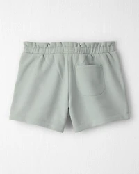 Girls French Terry Shorts Made with Organic Cotton