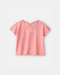 Girls 'Winning' Active Top - Orange