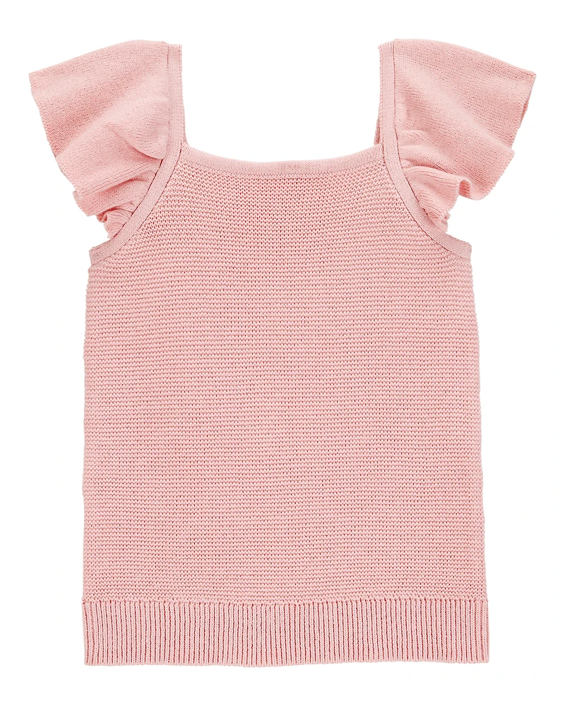 Toddler Girl Flutter-Sleeve Tank