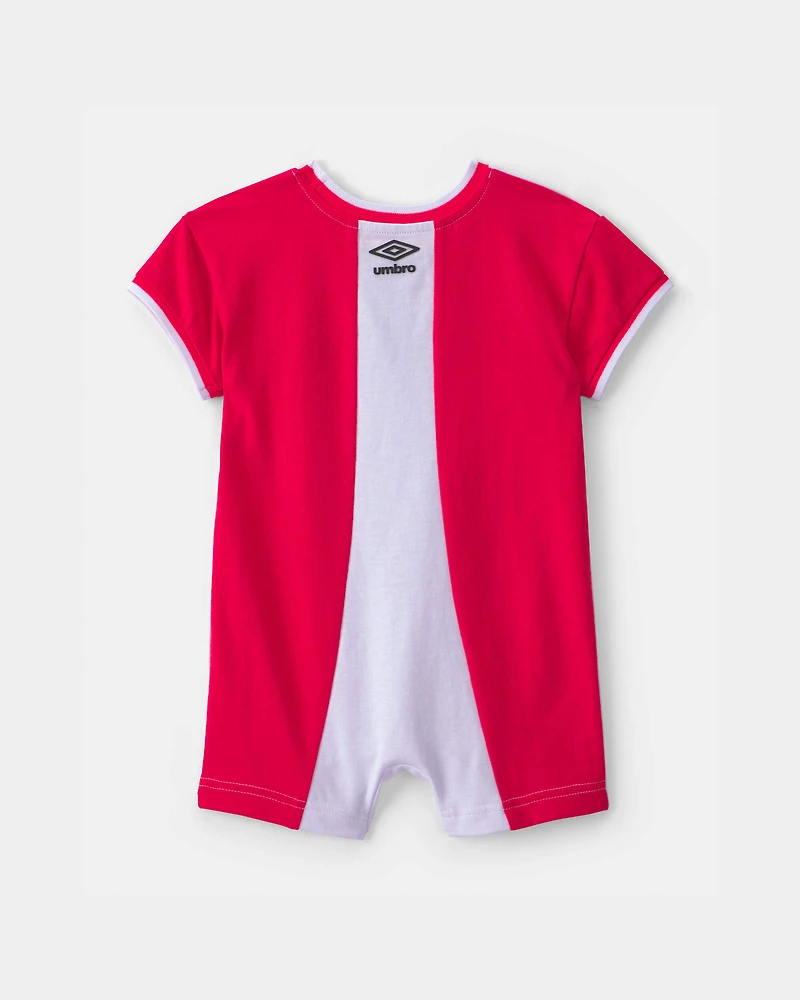 Baby Umbro Canada Soccer Romper - Red/White