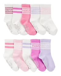 Toddler 10-Pack Crew Socks