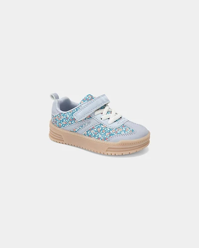 Toddler Girl Floral Casual Shoes - Blue