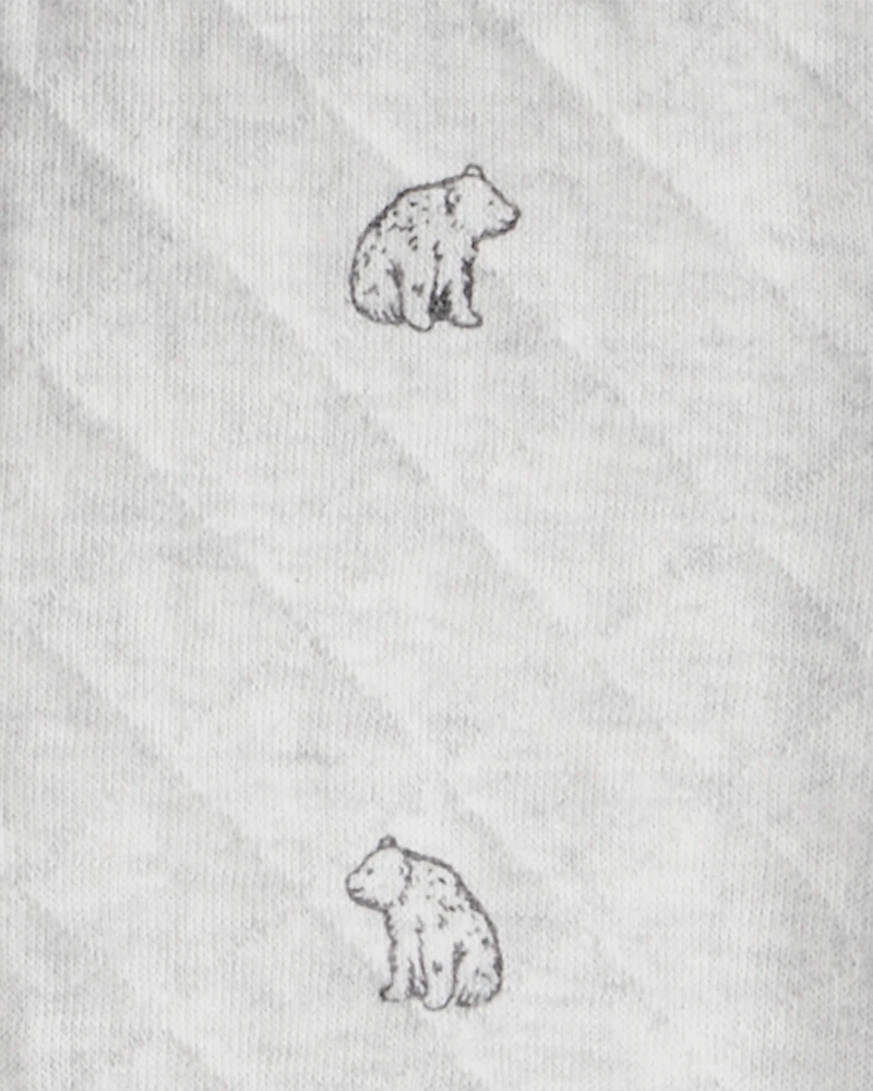 Baby Girl 2-Piece Cardigan & Pants Set Made with Organic Cotton