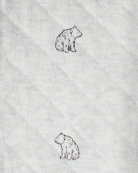 Baby Girl 2-Piece Cardigan & Pants Set Made with Organic Cotton