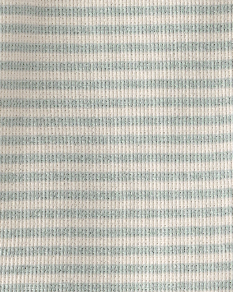 Baby Girl 2-Piece Organic Cotton Waffle Knit Set