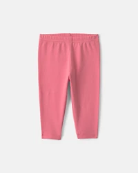 Baby Girl 3-Piece Colour Block Teddy Fleece Layering Set - Pink