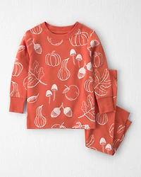 Baby 2-Piece Organic Cotton Pyjamas Autumn Gourds