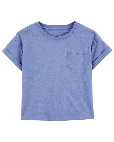 Kid Slub Jersey Open Back Top