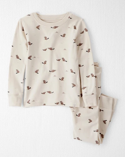Toddler Organic Cotton Pyjamas Beavers' Creek Print
