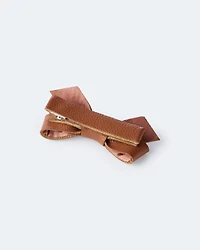 Toddler Girl 4-Pack Faux Leather Bow Clips