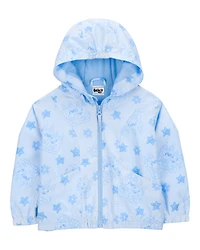 Toddler Bluey Windbreaker Jacket - Blue