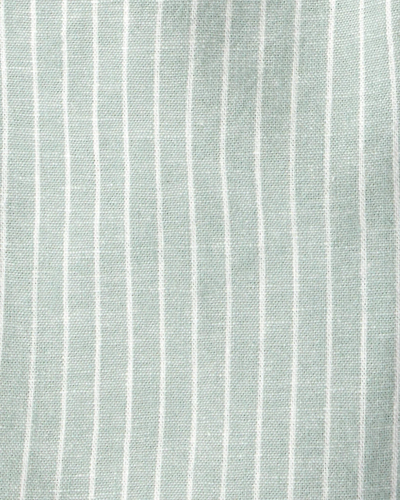 Baby Girl 2-Piece Sleeveless Tee & Pant Set - Green