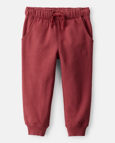 Toddler Boy DayDream Fleece Joggers - Red