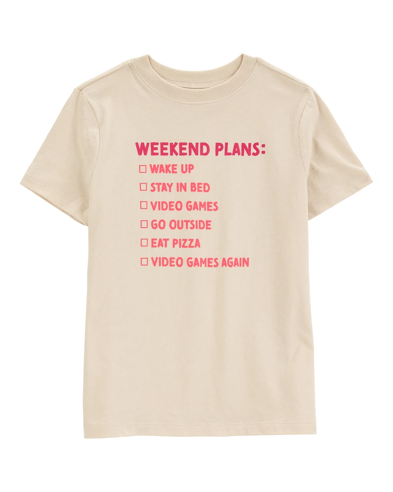 Boys Weekend Plans Short-Sleeve Graphic Tee