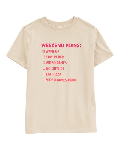 Boys Weekend Plans Short-Sleeve Graphic Tee