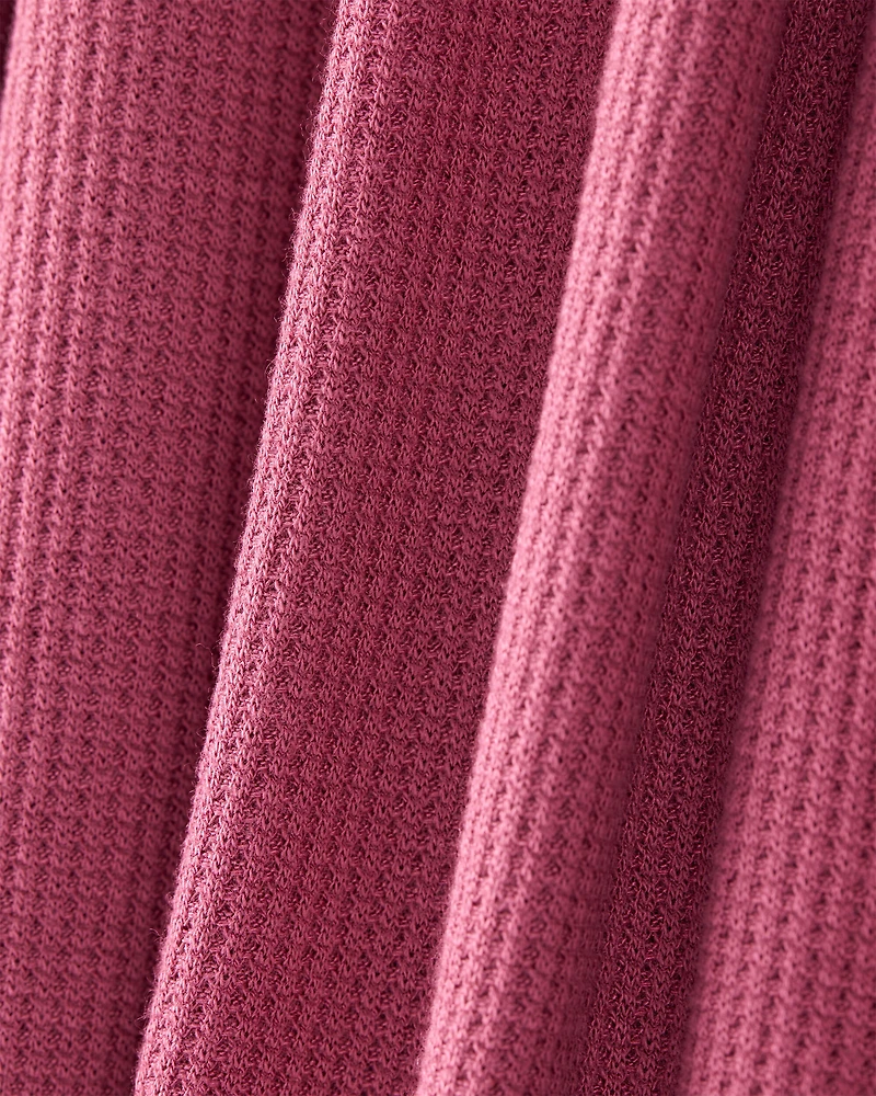 Girls PurelySoft Long-Sleeve 2-Piece pyjamas - Burgundy