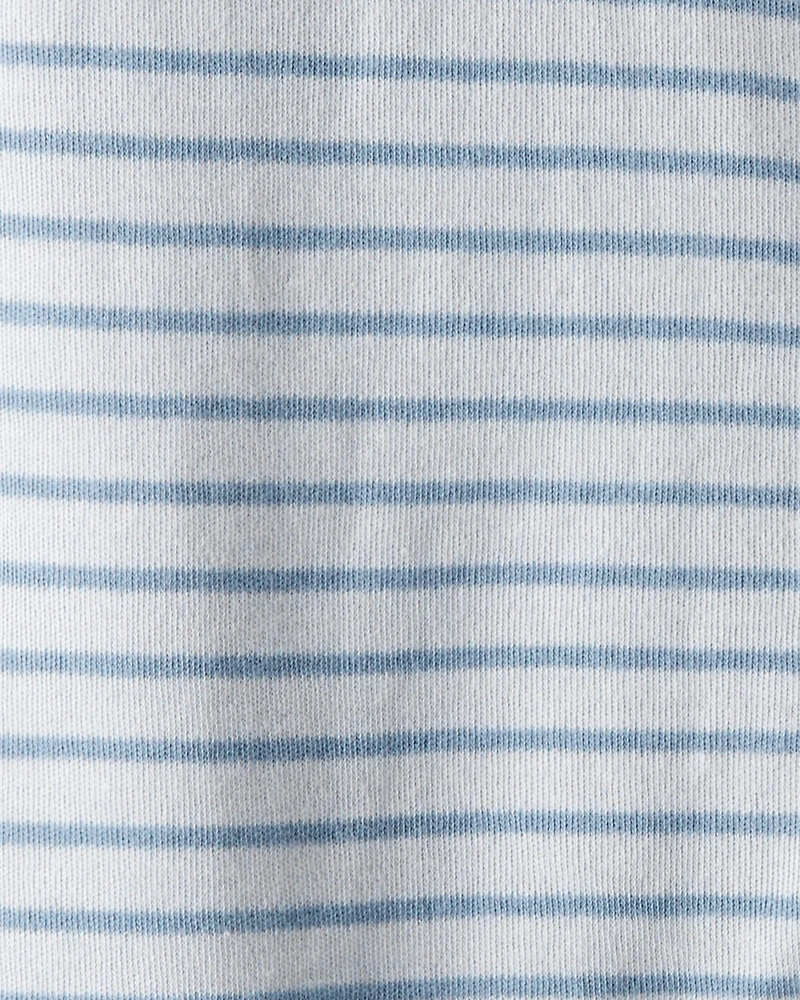 Baby Boy Walrus 100% Cotton Long-Sleeve Snug Fit Sleeper- Blue