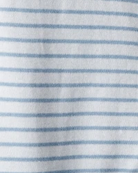 Baby Boy Walrus 100% Cotton Long-Sleeve Snug Fit Sleeper- Blue