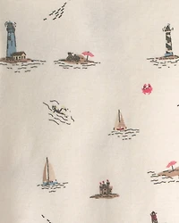 Baby 2-Piece Organic Cotton Pyjamas Coastal Vacation