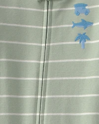Baby Beach 100% Cotton 1-Piece Pyjama - Green
