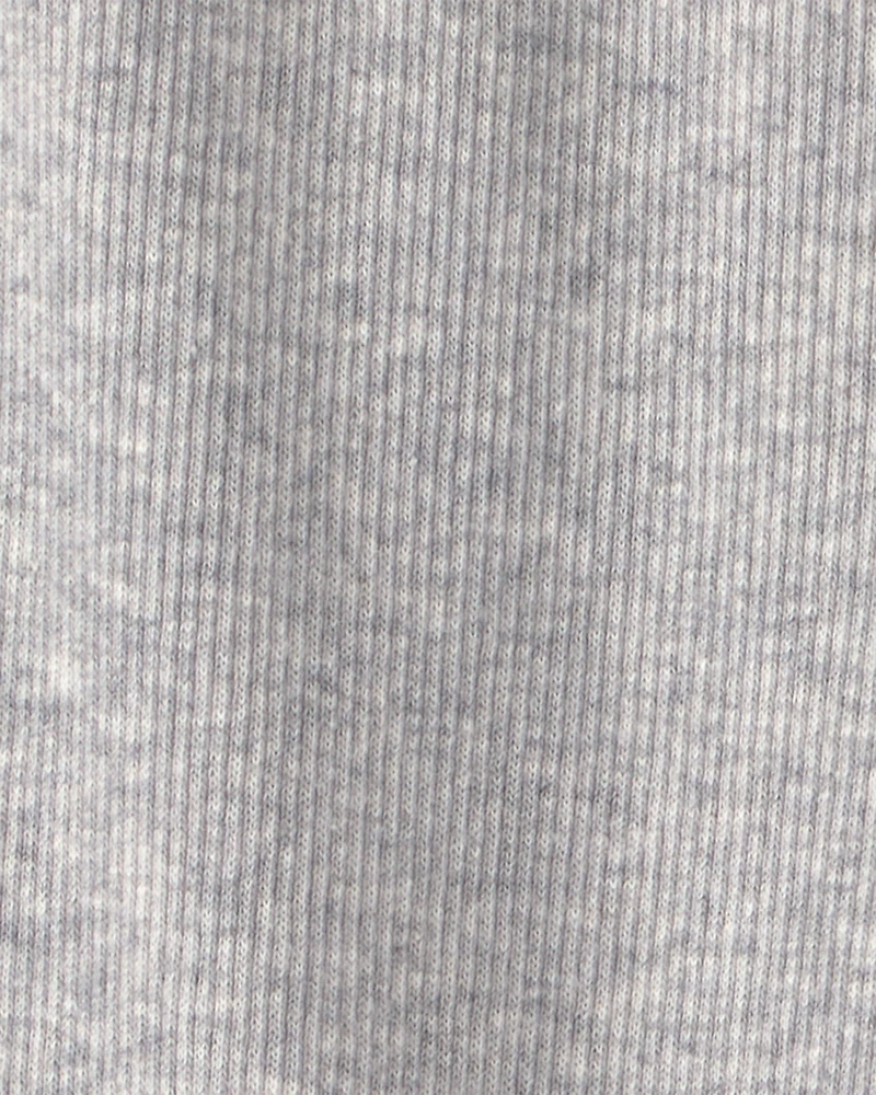 Baby Boy Organic Cotton Rib Footed Pants