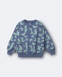 Toddler Otter Sweatshirt™ with Pockets Abstract Print - Slate Blue