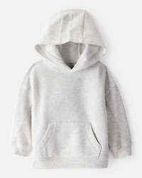 Baby Boy Solid Fleece Long-Sleeve Hoodie - Grey