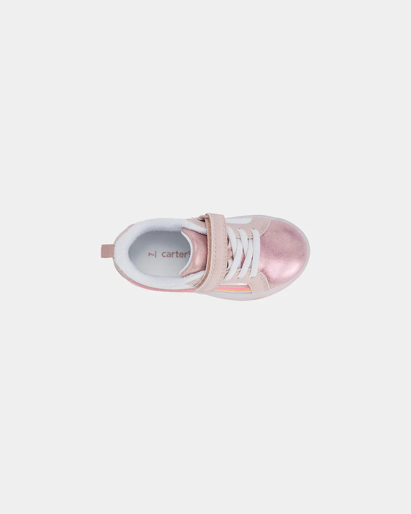 Toddler Girl Casual Light-up Shoe - White/Pink
