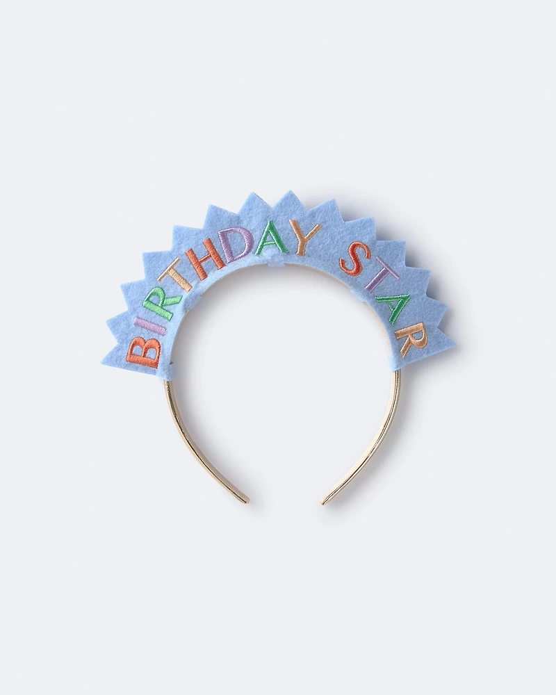 Toddler Girl Birthday Headband