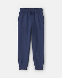 Boys French Terry Joggers - Navy Blue