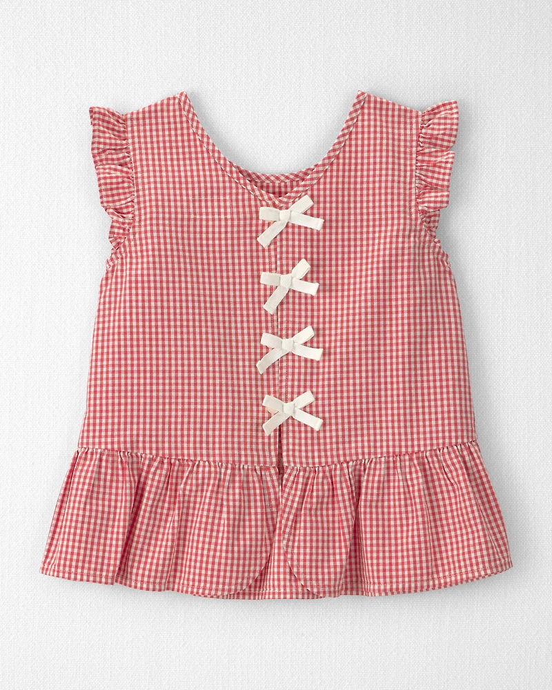 Girls 2-Piece Top & Short Set Made with Organic Cotton