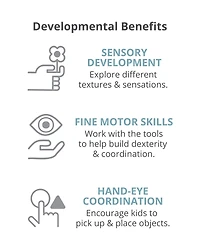 Discoverosity 3-in-1 Toddler Sensory Table