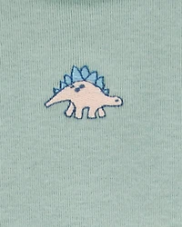 Baby Boy 5-Pack Dinosaur Short-Sleeve Cotton Bodysuits