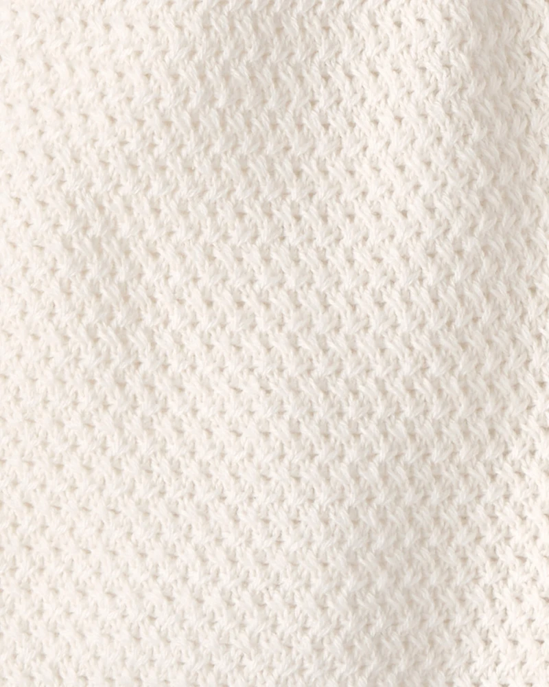 Baby Boy 2-Piece Organic Cotton Knit Top & Short Set