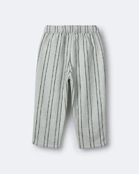 Toddler Striped French Terry Pocket Pants - Sage