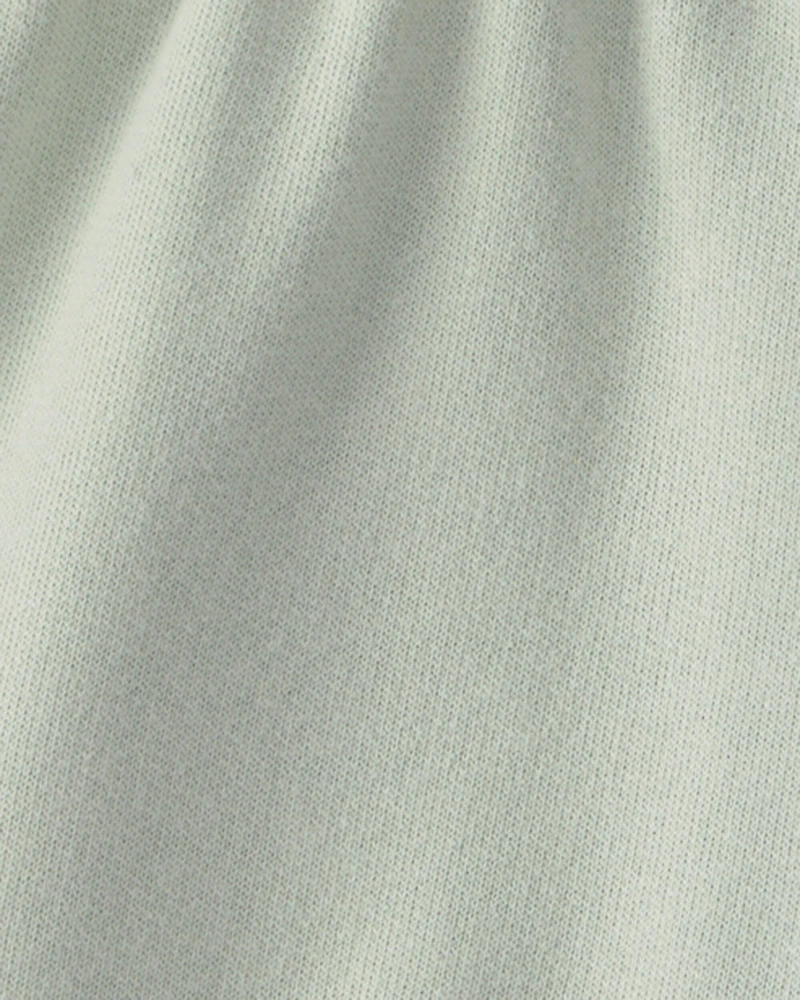 Baby Girl French Terry Shorts - Green