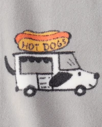 Baby Boy DreamPlush Snug Fit Long-Sleeve 2-Way Zip 1-Piece Pyjamas