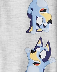 Toddler Bluey French Terry Drawstring Joggers - Grey