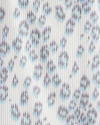 Girls Cheetah Active Rib Long-Sleeve Top