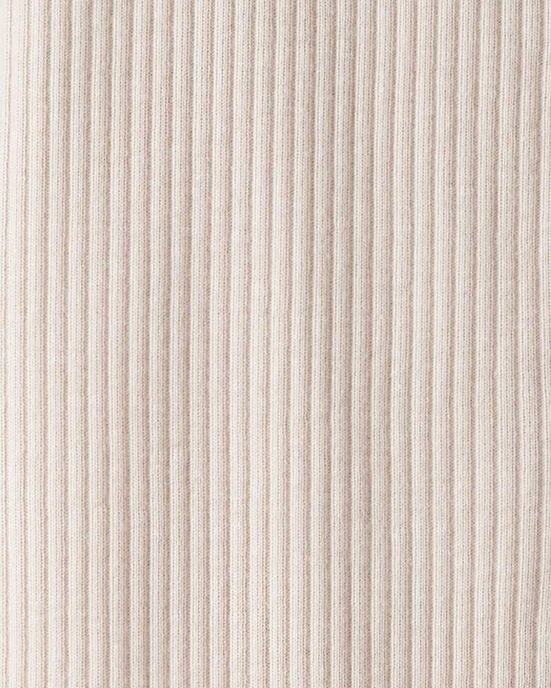 Baby Girl Bow Cotton Long-Sleeve Snug Fit Sleeper - Brown