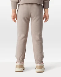 Toddler Girl Cotton Joggers - Brown