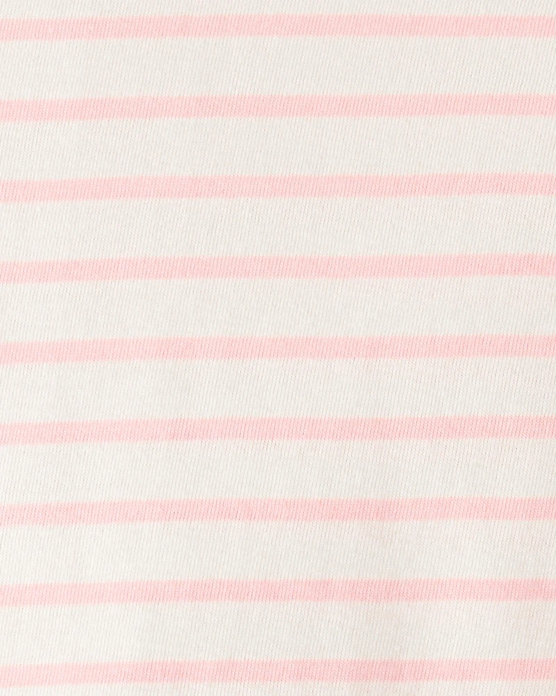 Toddler Girl Striped Long-Sleeve Top - Pink