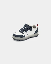 Toddler Boy Casual Light-up Dino Shoe - White/Blue