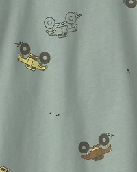 Toddler Boy Monster Truck Long-Sleeve T-Shirt - Green