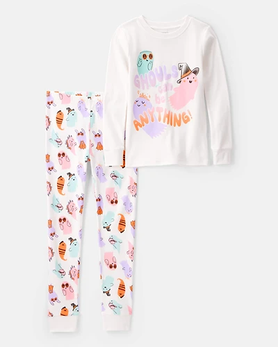 Kid 2-Piece Ghouls Can Be Anything Halloween 100% Snug Fit Cotton Pyjamas