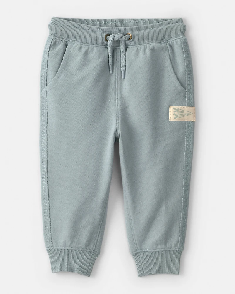 Baby Boy French Terry Joggers - Green