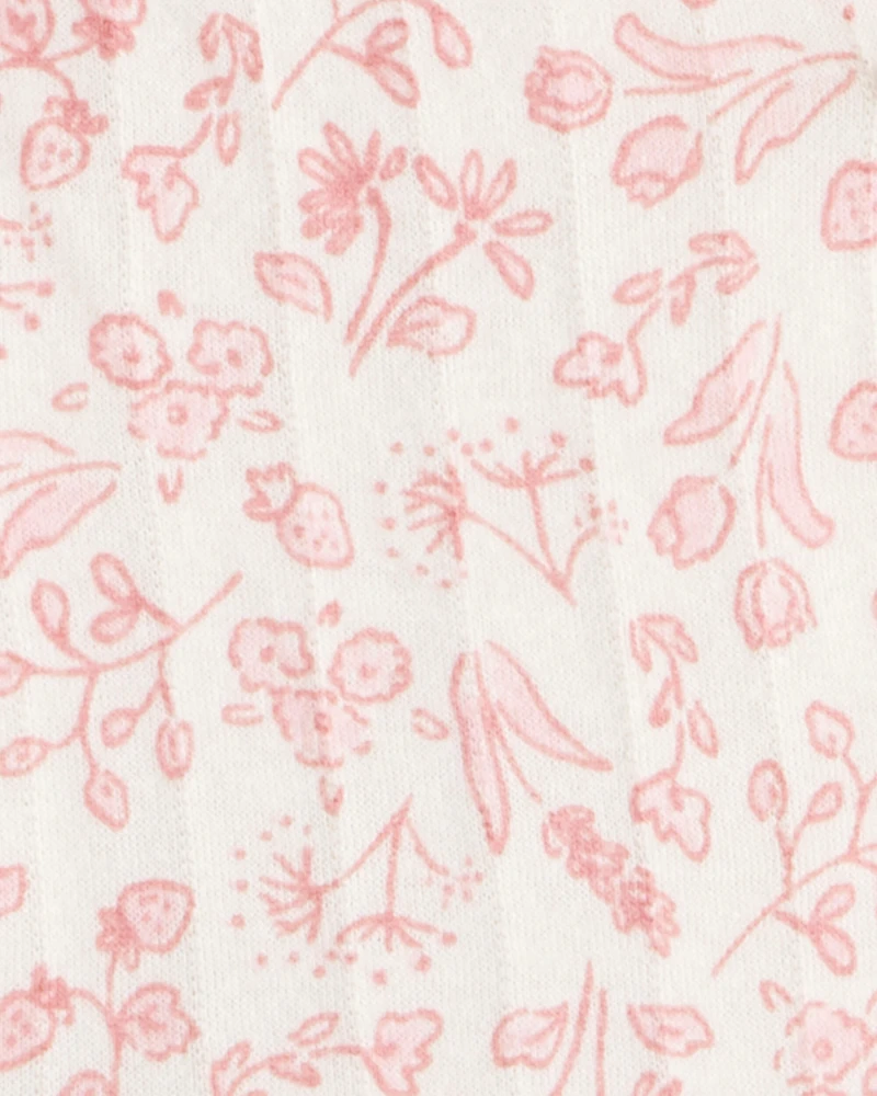 Baby 3-Piece Floral Little Vest Set