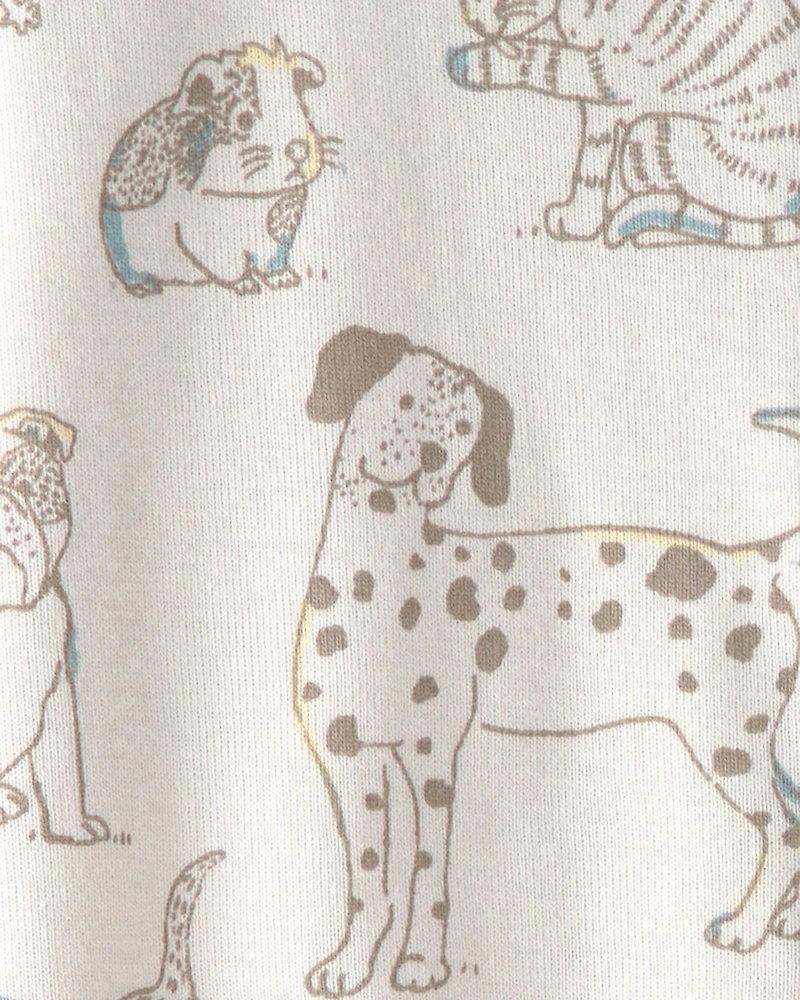 Baby Organic Cotton Sleeper Pyjama Pet-Print