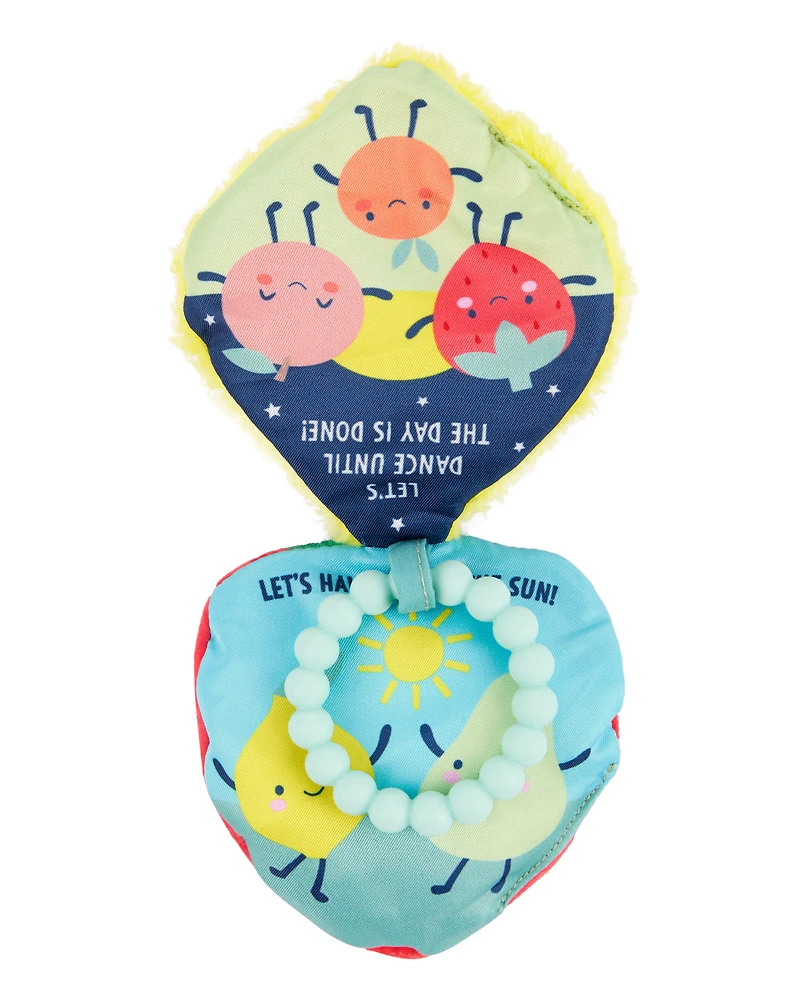 Plush Fruit Soft Book & Teether Set