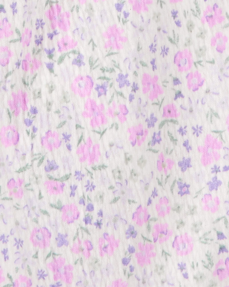 Baby 2-Piece Floral Jumpsuit & Headwrap